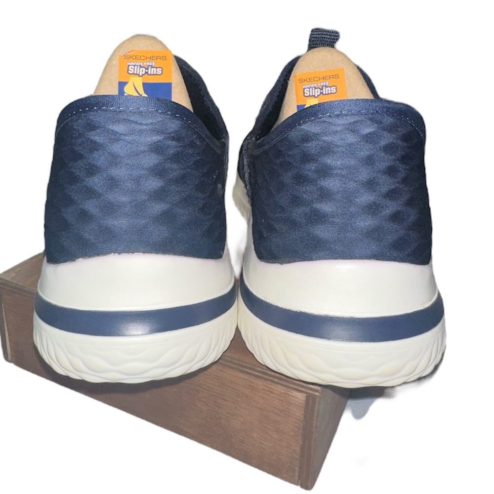Skechers • USA Men’s Delson 3.0 Mooney Knitted Bungee Lace Slip On • Size 9 - Picture 4 of 6